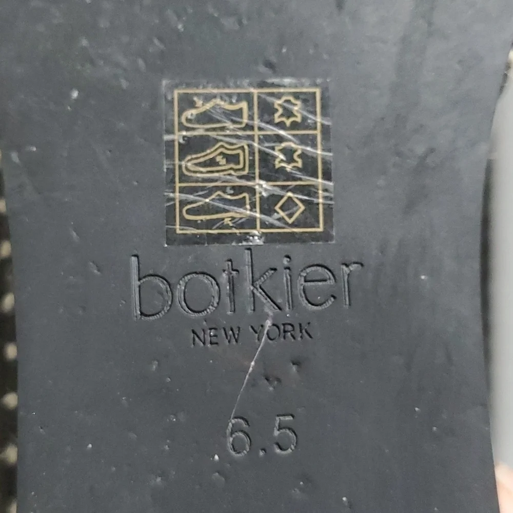BOTKIER NEW YORK SLOAN BLACK ESPADRILLES WITH GEMS SIZE 6 1/2
